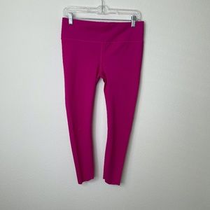 Athleta Velocity Stash Pocket 7/8 Tight Workout Activewear Bright Pink